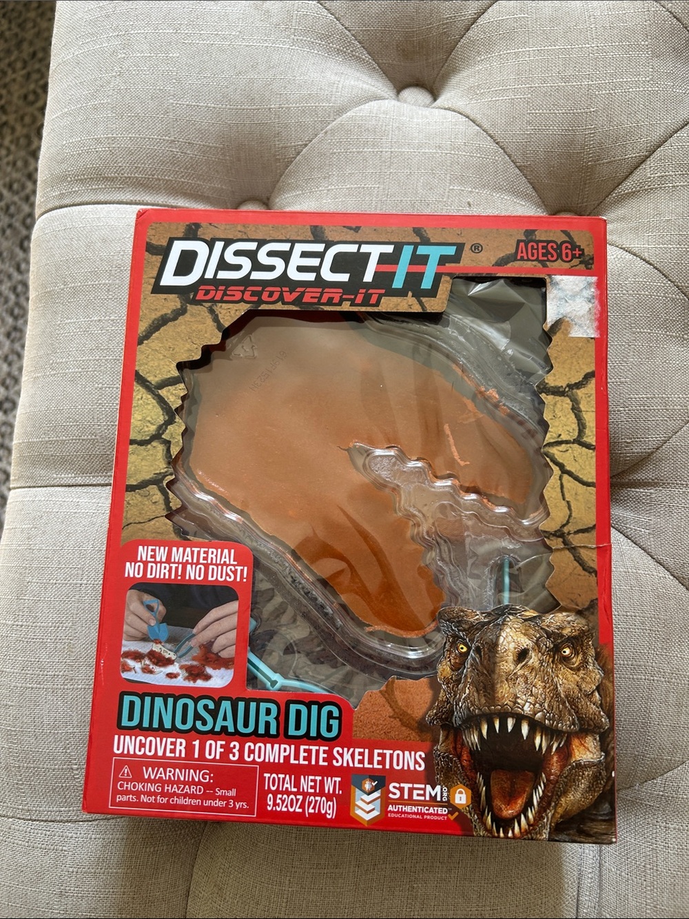 Dissect It Dinosaur Dig Learning Kit - Orange